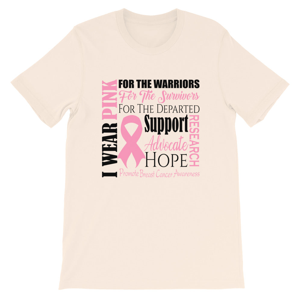 I Wear Pink Breast Cancer Awareness T-shirt