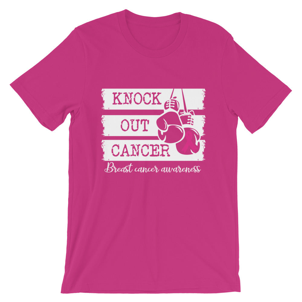 Knock Cancer Out Breast Cancer Awareness T-shirt