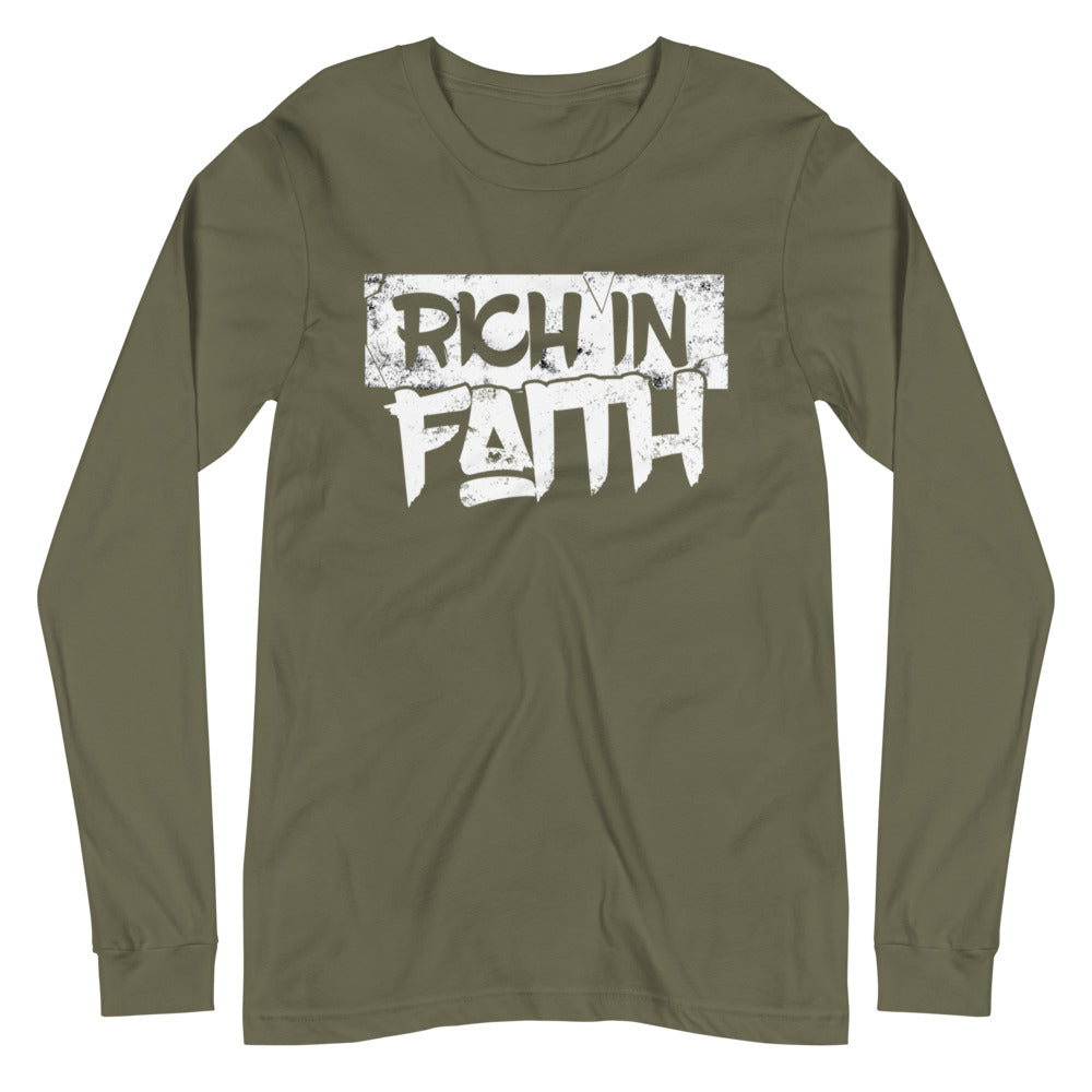 Rich in Faith Long Sleeve Tee