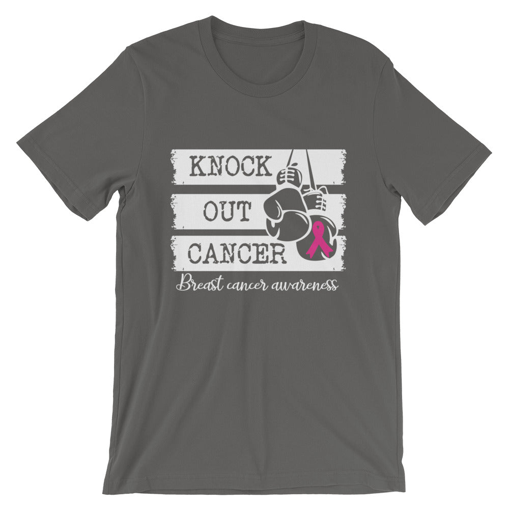 Knock Cancer Out Breast Cancer Awareness T-shirt